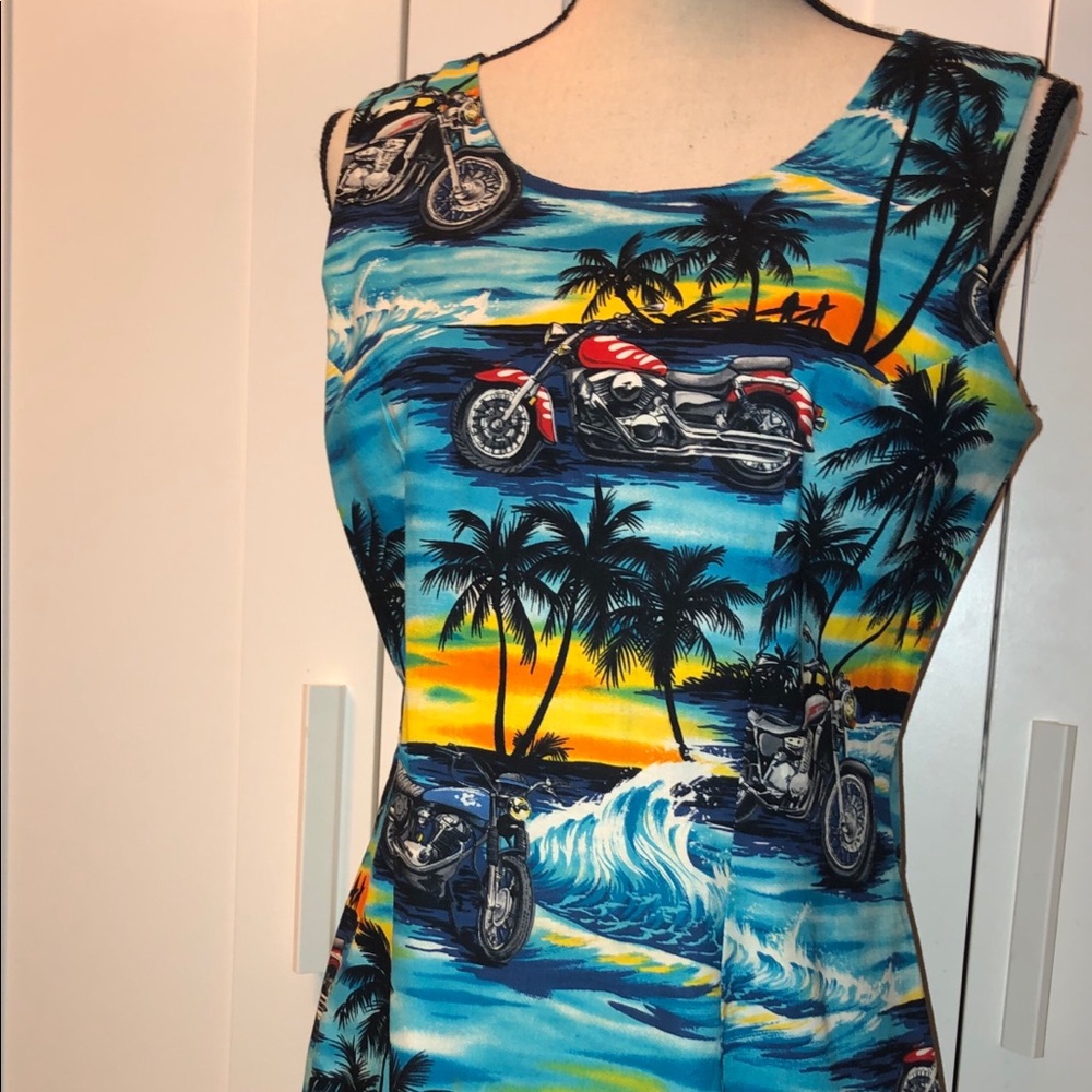 Cute motorcycle sun dress